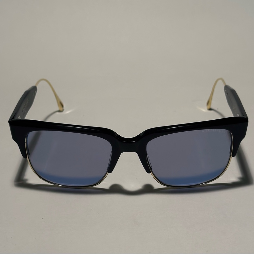 DITA TRAVELER blk/gold frame blue lenses